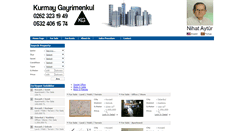 Desktop Screenshot of kurmaygayrimenkul.com