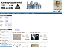 Tablet Screenshot of kurmaygayrimenkul.com